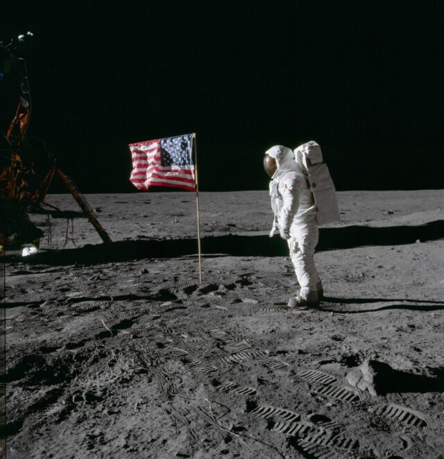 Buzz Aldrin (Apollo 11) auf dem Mond