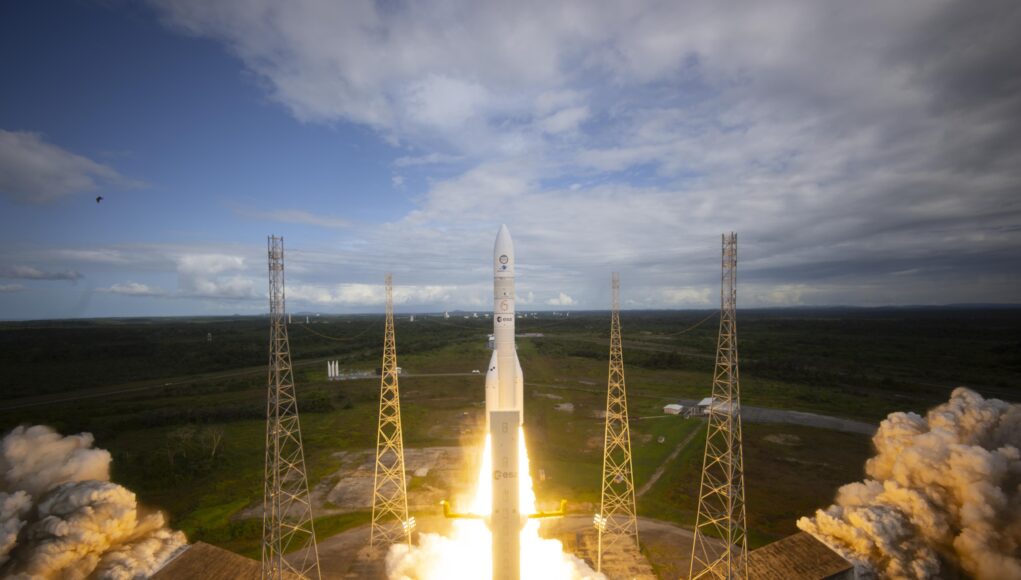 Start der Ariane 6 vom Weltraumbahnhof Kourou